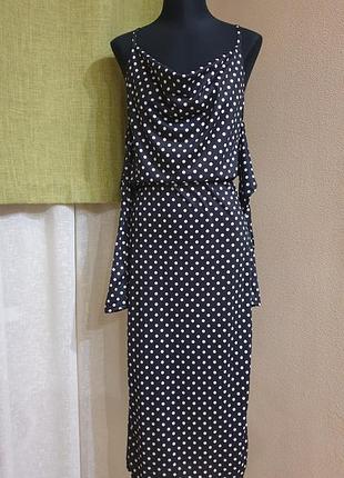 Платье в горох femme luxe