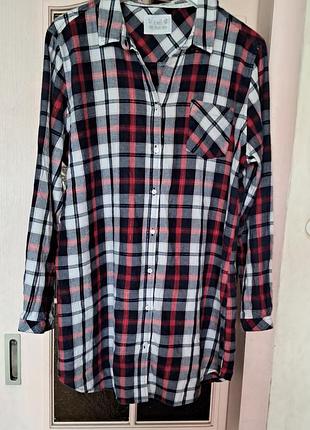 Халат рубашка легка байка