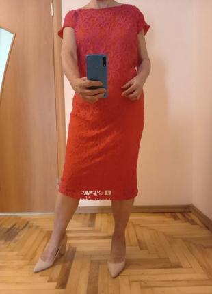 Шикарное гипюровое платье, размер 202 фото