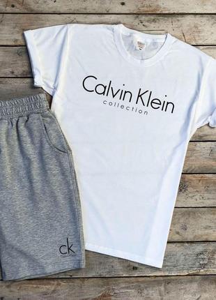 Мужской комплект футболка шорты calvin klein2 фото