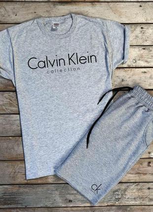 Мужской комплект футболка шорты calvin klein3 фото