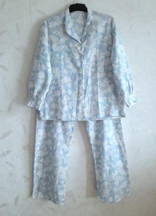 Тончайшая, нежная пижама, 48-50-52, хлопок, гипоаллергенный полиэстер2 фото