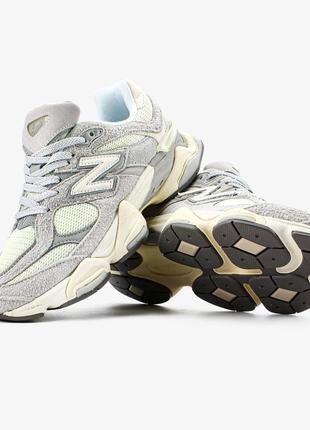 New balance 9060 quartz "grey team cream1 фото