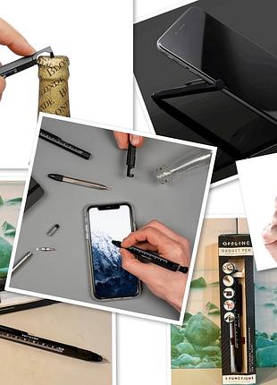 🇬🇧 багатофункціональна ручка 🖊️ викрутка стілус відкривачка лінійка підставка для айфону offline gadget pen 🖊️