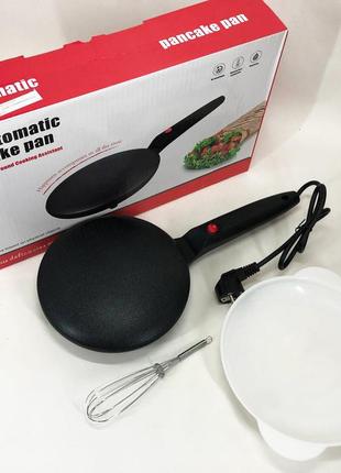 Блинница электрическая crepe maker. цвет: черный