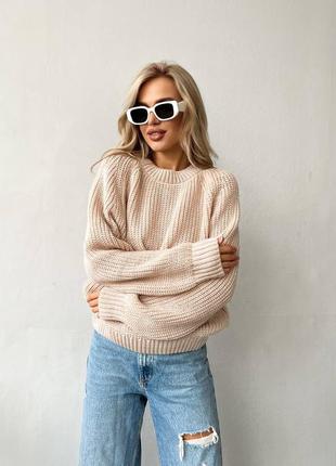 9 кольорів! жіночий базовий вовняний светр оверсайз, кофта із вовною без принту вільного крою, шерстяний джемпер, лонгслів, однотонний3 фото