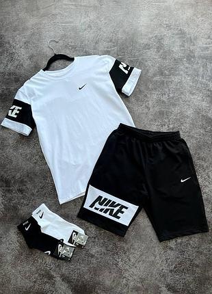 Комплект nike футболка + шорти1 фото