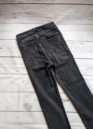 Сірі джинси , джинси з розрізами від zara3 фото