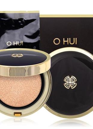 Увлажняющий матирующий кушон o hui ultimate cover cushion moisture spf50+, #02 honey beige