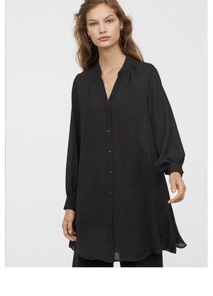 Туника платьевая рубашка h&m