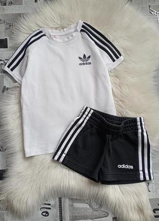 Комплект adidas шорти+ футболка 7-8 р. 128 см.