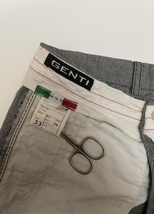 Штаны брюки чинос мужские genti, размер 33 | made in italy9 фото