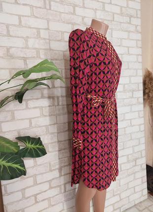 Фірмове zara плаття-сорочка/плаття міді зі 100% віскози в ромбах, розмір см3 фото