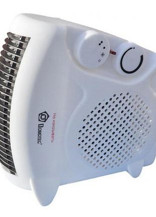 Тепловентилятор domotec ms-5903 2в1, ветродуйка обігрівач, електрична дуйка, тепловентилятор дуйка