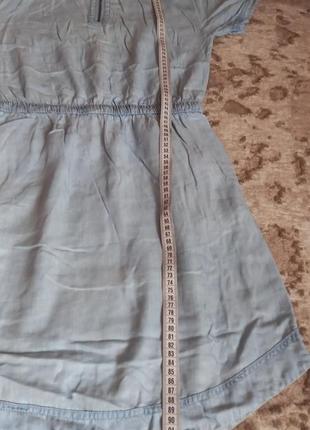 Джинсовое тоненькое платье р10(38).5 фото