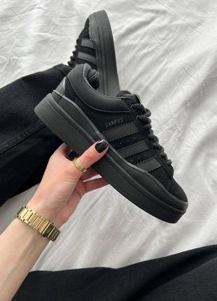 Adidas campus black1 фото