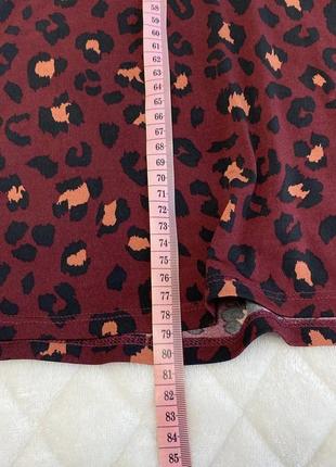 Легкая летняя юбка леопард4 фото