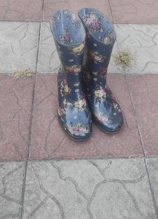 Женские резиновые сапоги