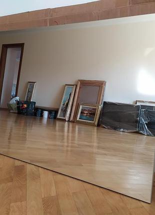 Зеркало в ванную комнату с лезвием подсветки