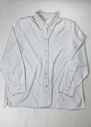 Біла класична сорочка біла рубашка