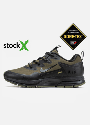 Мужские водонепроницаемые кроссовки nike structure 37x gore-tex brown black
