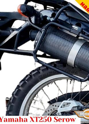 Yamaha xt250 serow (2005-2019), yamaha xt 250 багажна система з боковими рамками під givi monokey