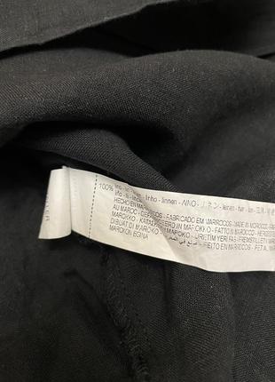 Льняное болеро на завязках от zara | xl |10 фото