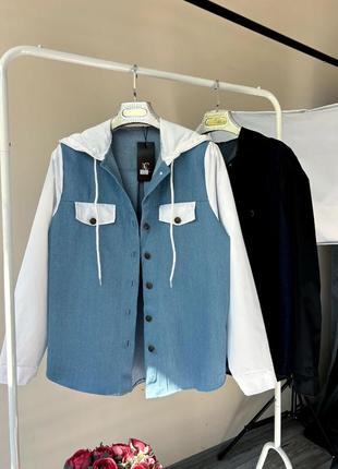 Джинсова сорочка рубашка2 фото