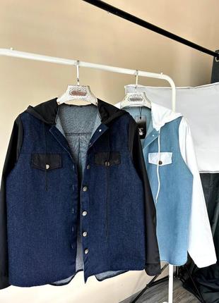 Джинсова сорочка рубашка8 фото