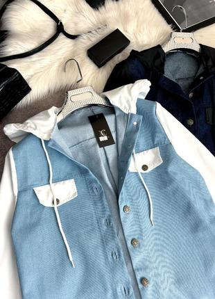 Джинсова сорочка рубашка4 фото