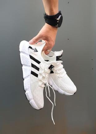 Adidas boost 2.0 white2 фото