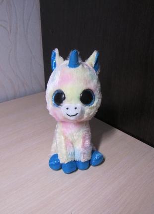 М'яка іграшка єдиноріг 15 см глазастик