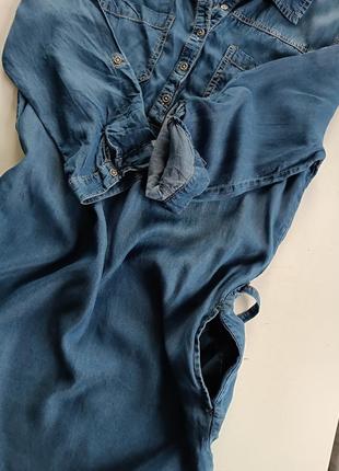Классное легкое джинсовое платье р.38 up fashion6 фото