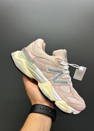 New balance 9060 pink женские кроссовкинтерн 9060 розовые