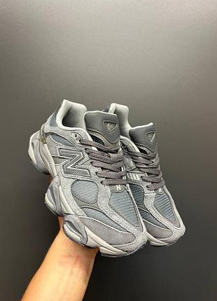 New beluga 9060 grey (с эффектом потертости) женские кроссовки de delass 9060 серые