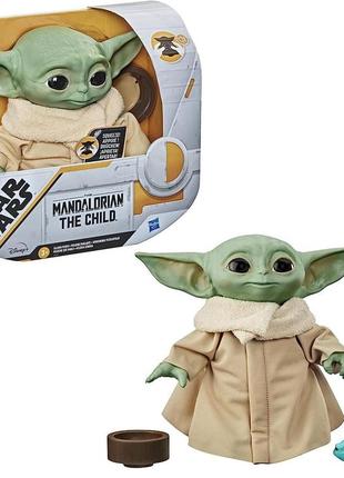 Інтерактивний мандалорець малюк йода грогу зіркові війни mandalorian the child talking plush grogu star wars original hasbro