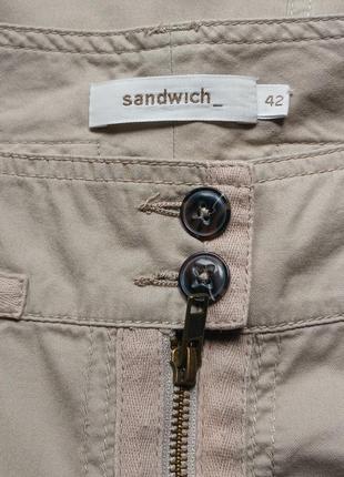 Sandwich юбка юбка 100 % коттон5 фото