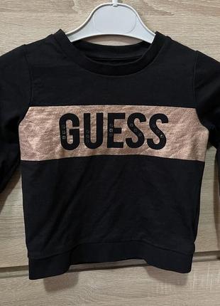 Дитячий світшот guess оригінал на 2 роки чорний