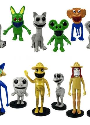 Зоономалия фигурки zoonomaly игрушки набор зоопарк головоломка 12 шт 5.5-12 см