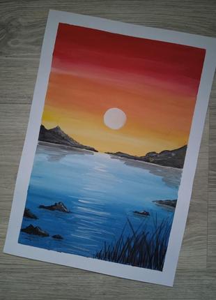 Ілюстрація "пейзаж" 
арт, скетч