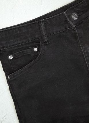🌿1+1=3 брендові чорні джинсові шорти висока посадка zara, розмір 44 - 466 фото
