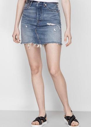 Джинсова спідниця levi’s
