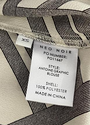 Блузка  рубашка графика бренд  neo noir5 фото