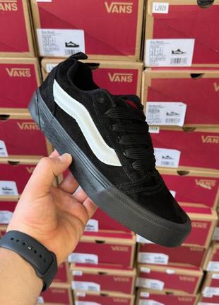 Кросівки vans knu skool black2 фото