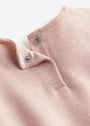 Світшот утеплений кофта утеплена з комірцем h&m hm для дівчинки2 фото