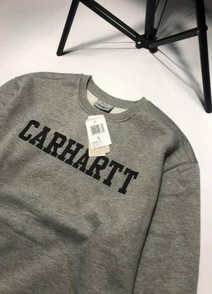 Идеальные новые мужские свитшоты на весну/лето для прогулок “carhartt” / l-xl / торг4 фото