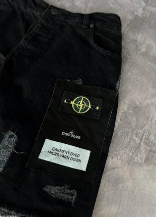 Шорты stone island | джинсовые шорты6 фото