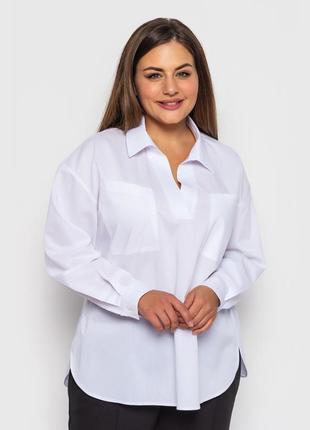 Рубашка "невада" (белый)1 фото