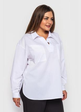 Рубашка "невада" (белый)3 фото