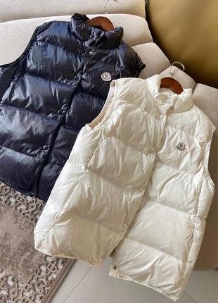 Брендовая жилетка в стиле moncler